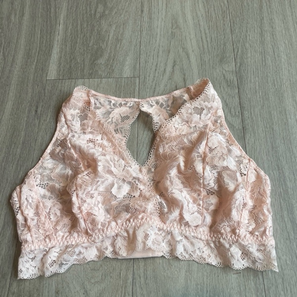 SOMA Lace Sleeveless Top - Pink